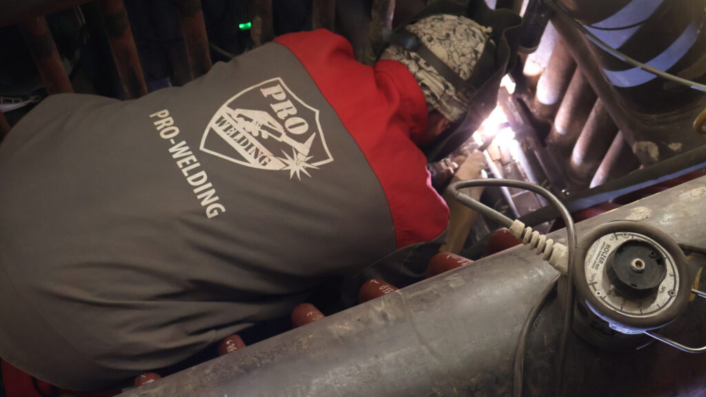 Kompletter Austausch des Überhitzers sowie der Rohrleitungen pro-welding industry services