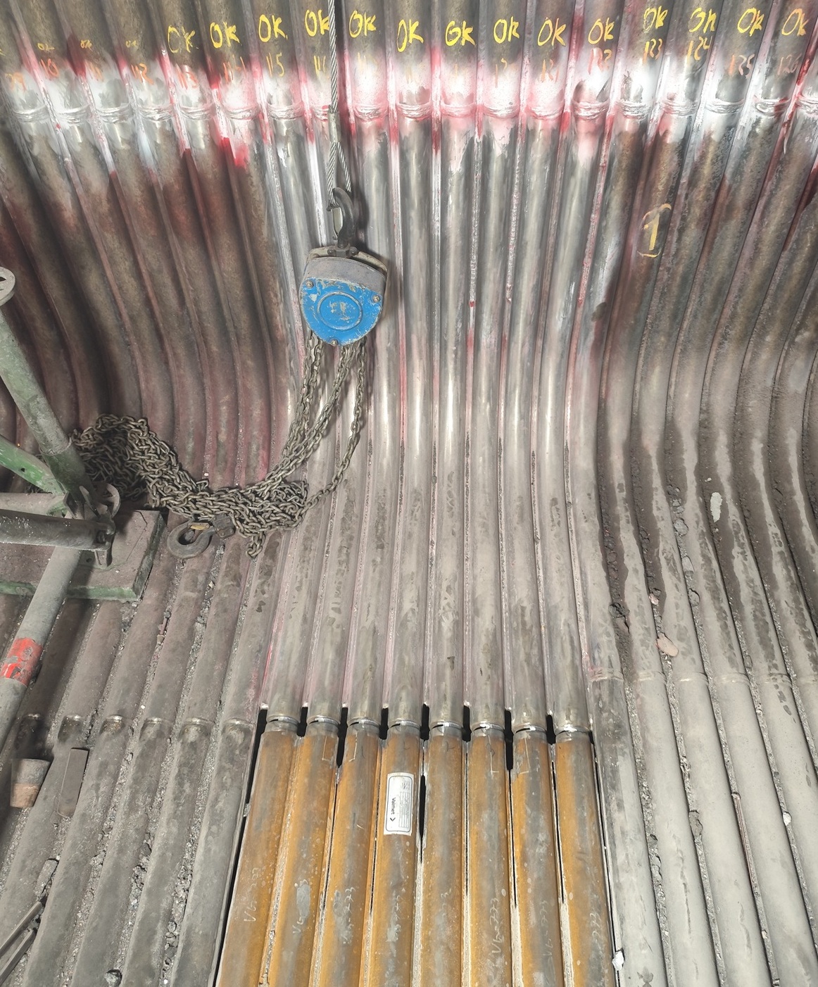 boiler floor panel modernization belgium